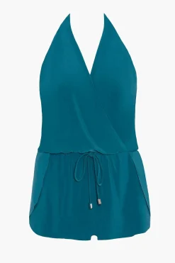 Vrouwen Miraclesuit Zwemjurk|Bianca One Piece Romper-Badpak