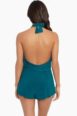 Vrouwen Miraclesuit Zwemjurk|Bianca One Piece Romper-Badpak