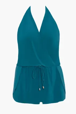Vrouwen Miraclesuit Zwemjurk|Bianca One Piece Romper-Badpak