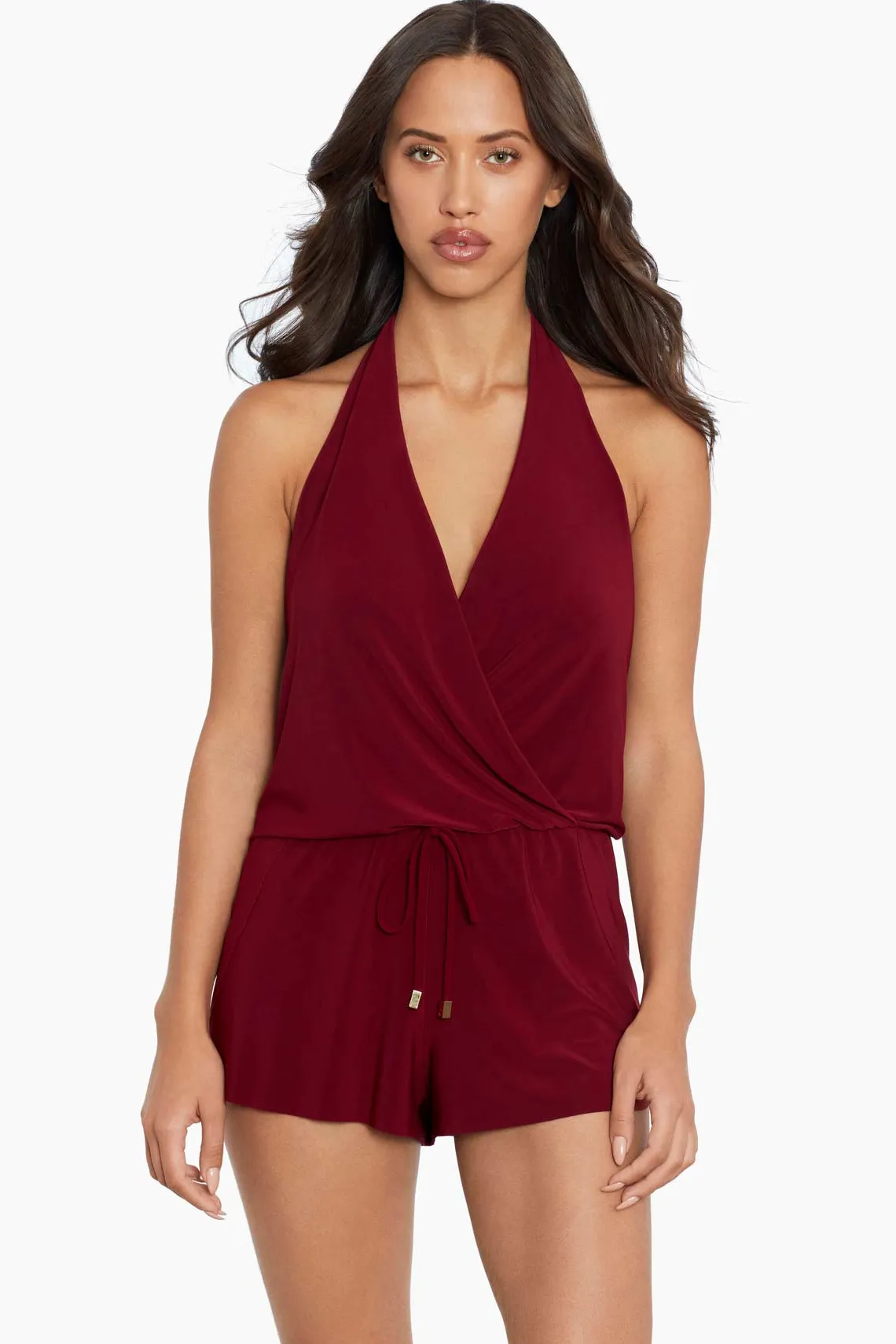 Vrouwen Miraclesuit Zwemjurk|Bianca One Piece Romper-Badpak