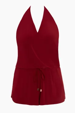 Vrouwen Miraclesuit Zwemjurk|Bianca One Piece Romper-Badpak