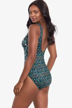 Vrouwen Miraclesuit Een Stuk|Bijoux Criss Cross Escape Zwempak Uit Een Stuk