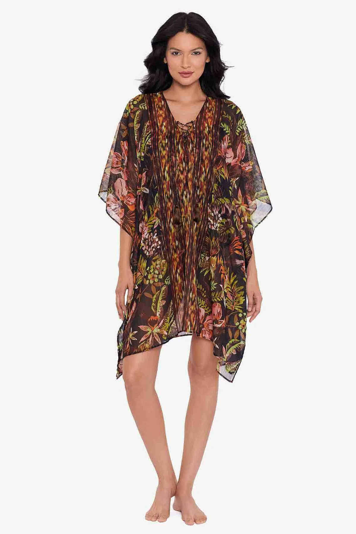 Vrouwen Miraclesuit Cover-Ups|Botanico Caftan Zwembedekking