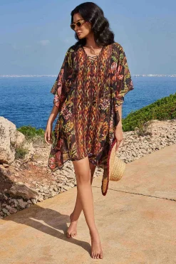 Vrouwen Miraclesuit Cover-Ups|Botanico Caftan Zwembedekking