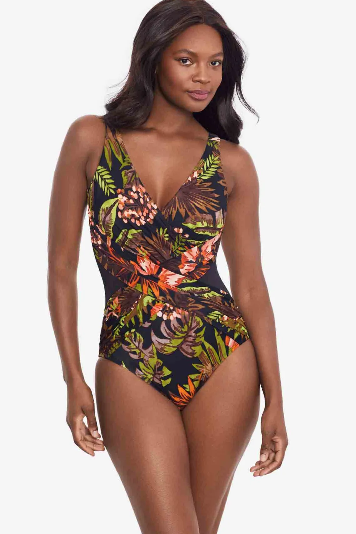 Vrouwen Miraclesuit Een Stuk|Botanico Crossover Badpak Uit Een Stuk