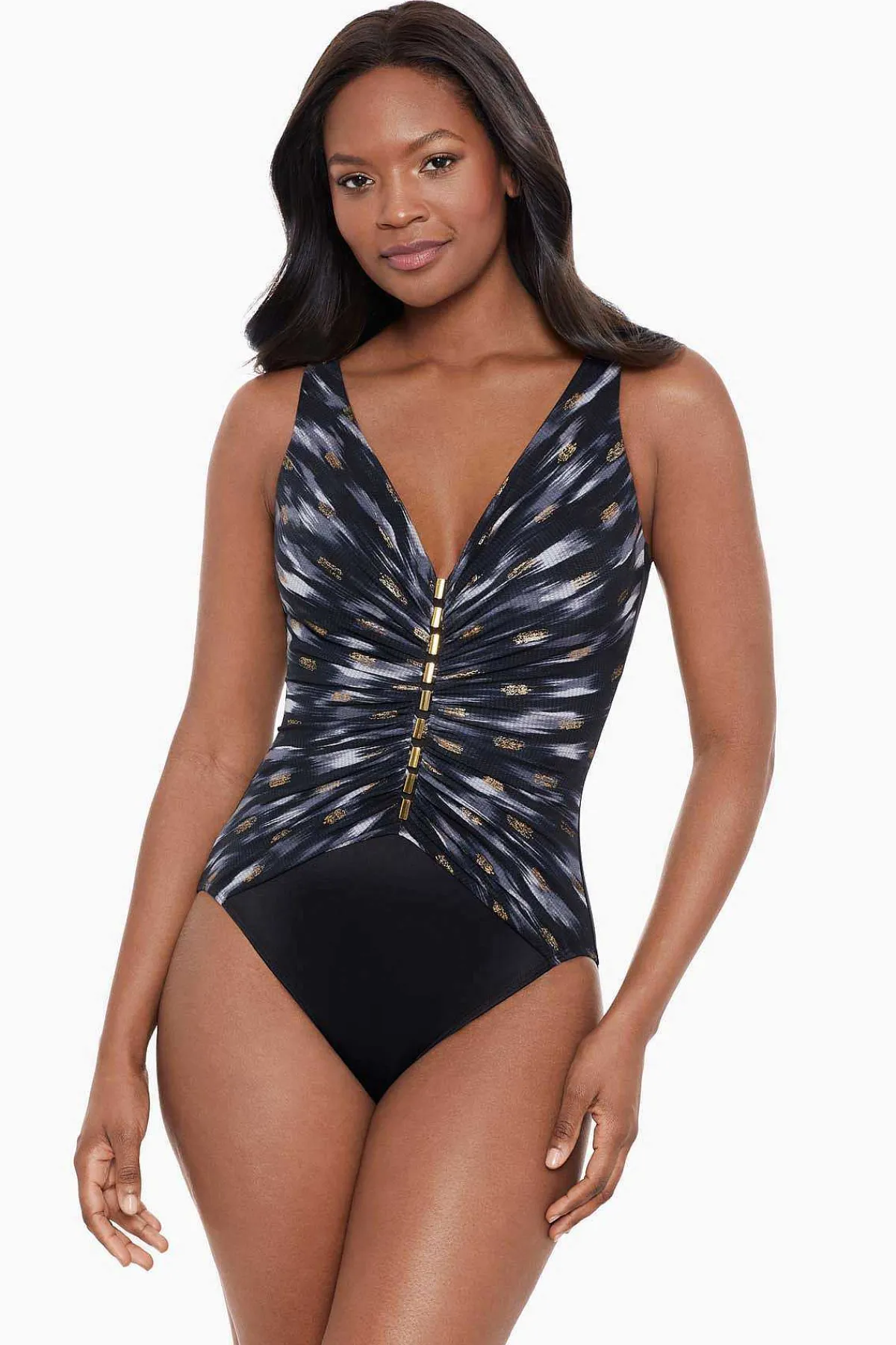 Vrouwen Miraclesuit Een Stuk|Bronzen Reign Charmer Badpak Uit Een Stuk