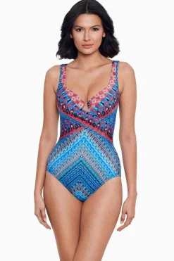Vrouwen Miraclesuit Een Stuk|Casablanca Criss Cross Escape Badpak Uit Een Stuk