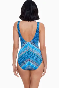 Vrouwen Miraclesuit Een Stuk|Casablanca Criss Cross Escape Badpak Uit Een Stuk