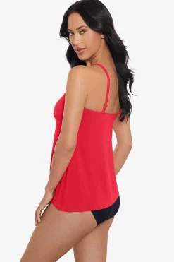 Vrouwen Miraclesuit Tankini-Topjes|Chain Link Eliza Tankinitop