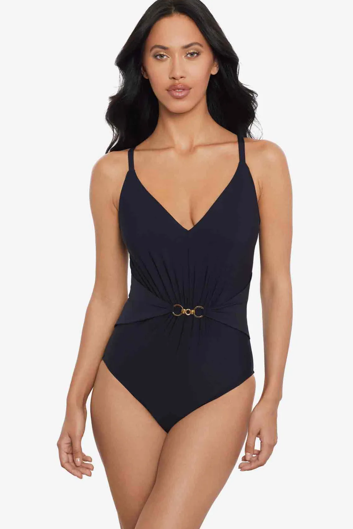 Vrouwen Miraclesuit Een Stuk|Chain Link Gianna Badpak Uit Een Stuk