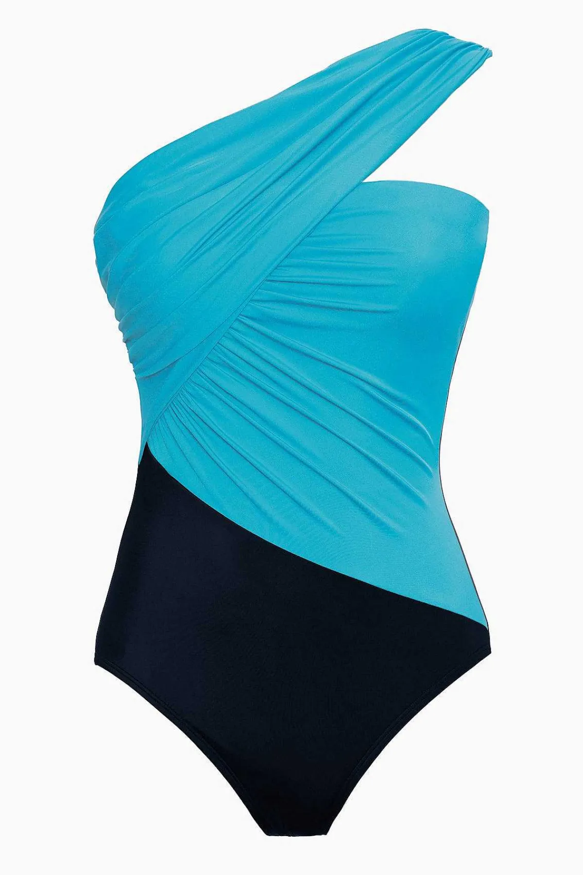 Vrouwen Miraclesuit Een Stuk|Colorblock Godin Badpak Uit Een Stuk