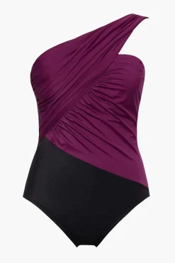 Vrouwen Miraclesuit Bandeau|Colorblock Godin Badpak Uit Een Stuk
