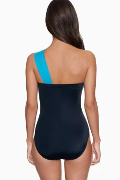 Vrouwen Miraclesuit Een Stuk|Colorblock Godin Badpak Uit Een Stuk
