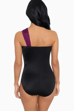 Vrouwen Miraclesuit Een Stuk|Colorblock Godin Badpak Uit Een Stuk