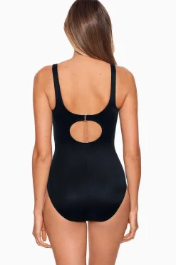 Vrouwen Miraclesuit Een Stuk|Colorblock Helix Badpak Uit Een Stuk Dd-Cup