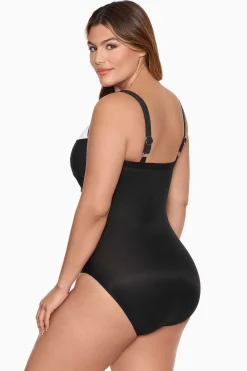 Vrouwen Miraclesuit Een Stuk|Colorblock Kara Eendelig Badpak Dd-Cup
