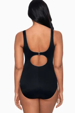 Vrouwen Miraclesuit Een Stuk|Colorblock Touche Badpak Uit Een Stuk, Dd-Cup