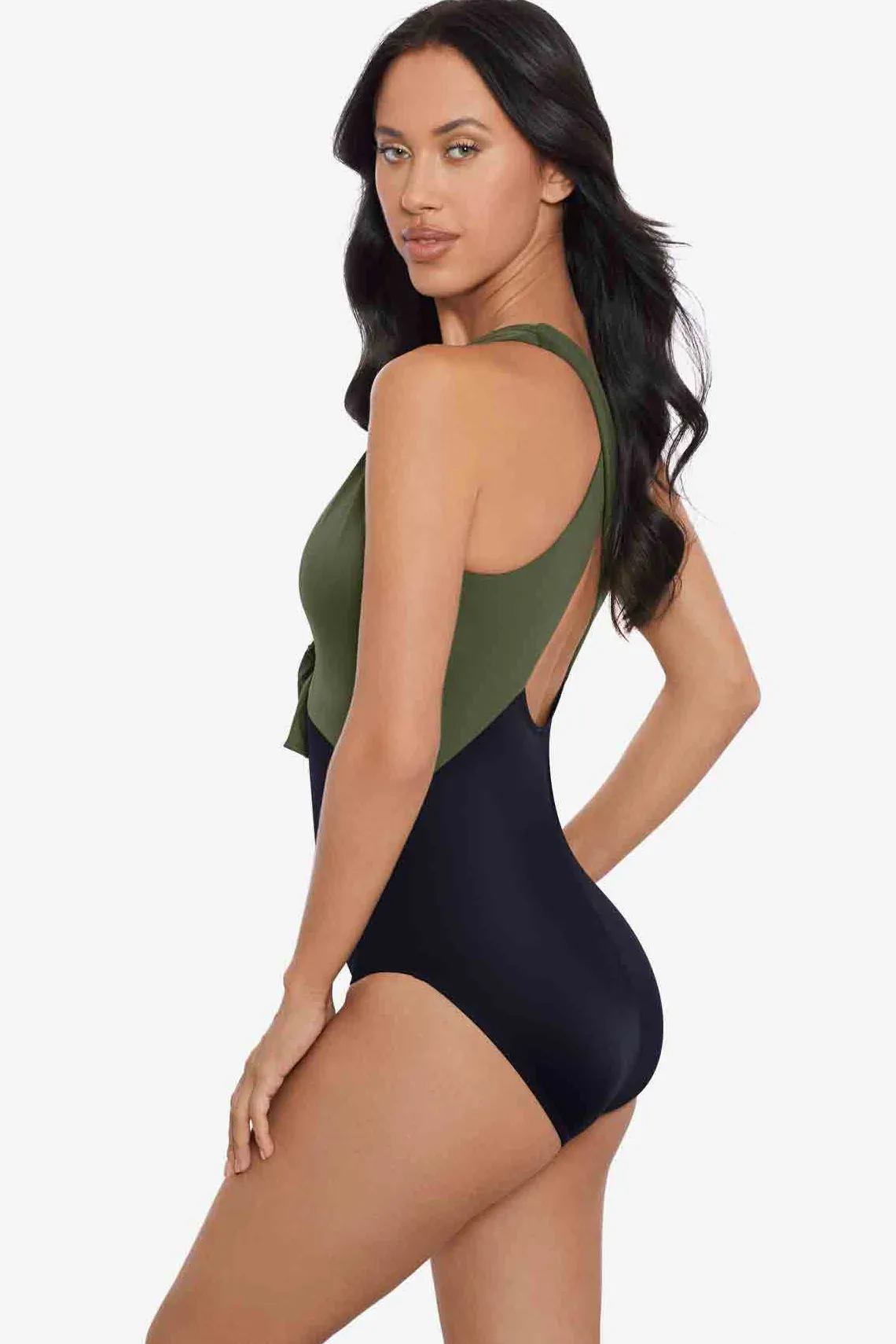 Vrouwen Miraclesuit Een Stuk|Combineer Het Halle-Badpak Uit Een Stuk