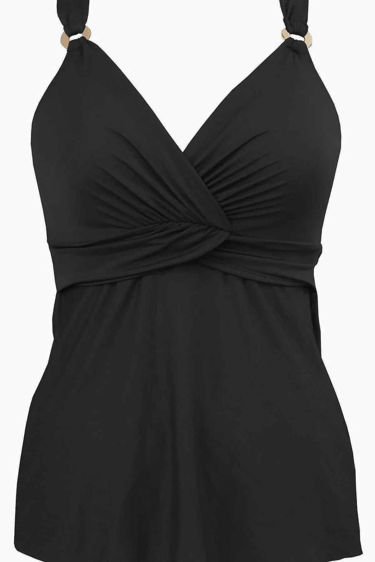 Vrouwen Miraclesuit Tankini-Topjes|Diepuitgesneden Tankinitop Met Beugel D-Ddd Cup