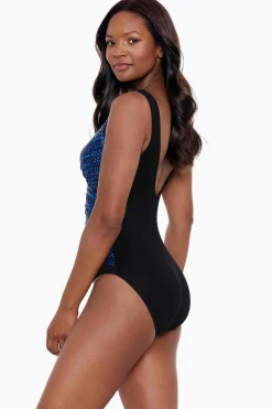 Vrouwen Miraclesuit Een Stuk|Dot Com Gelaagd Escape-Zwempak Uit Een Stuk
