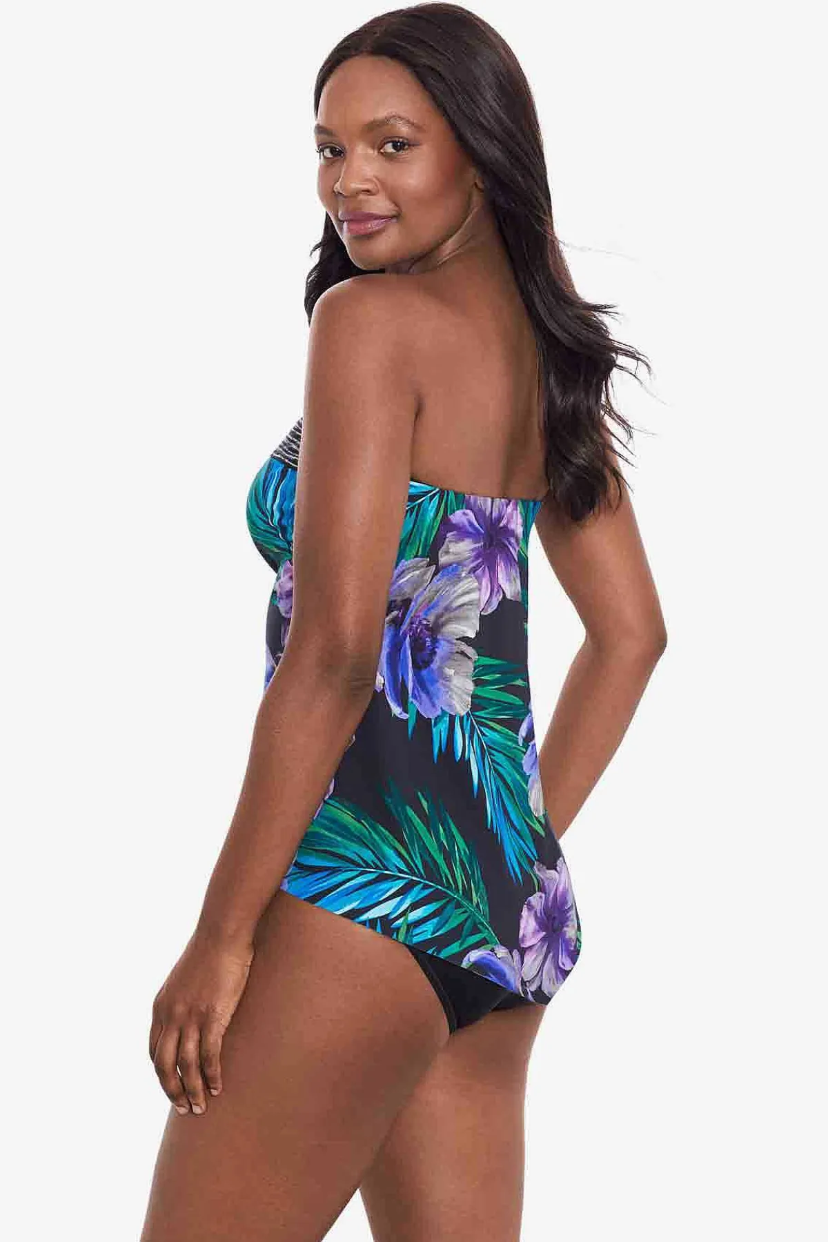 Vrouwen Miraclesuit Tankini-Topjes|Flora Aura Hankini-Tankinitop