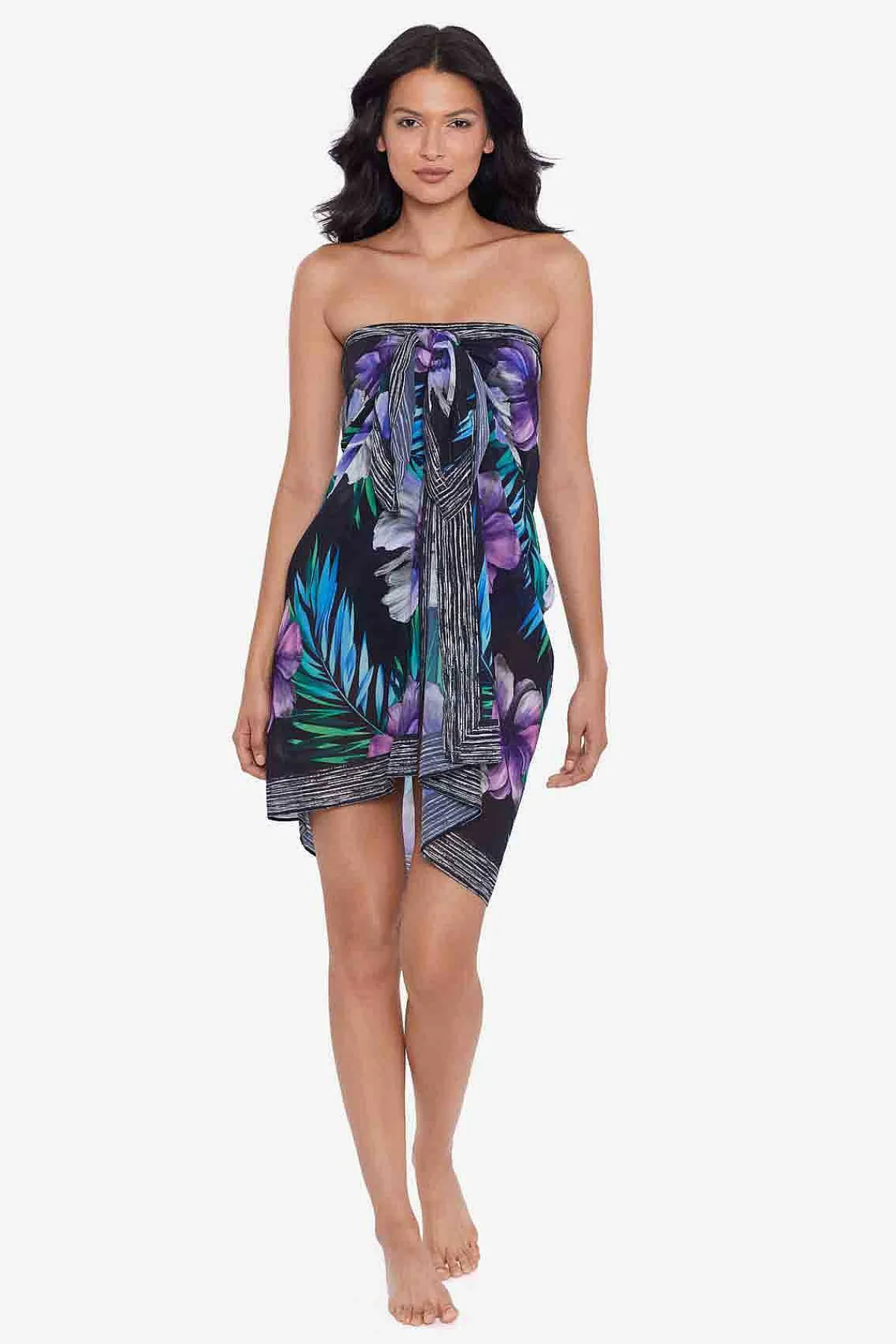 Vrouwen Miraclesuit Cover-Ups|Flora Aura Sjaal Pareo Swim Cover Up