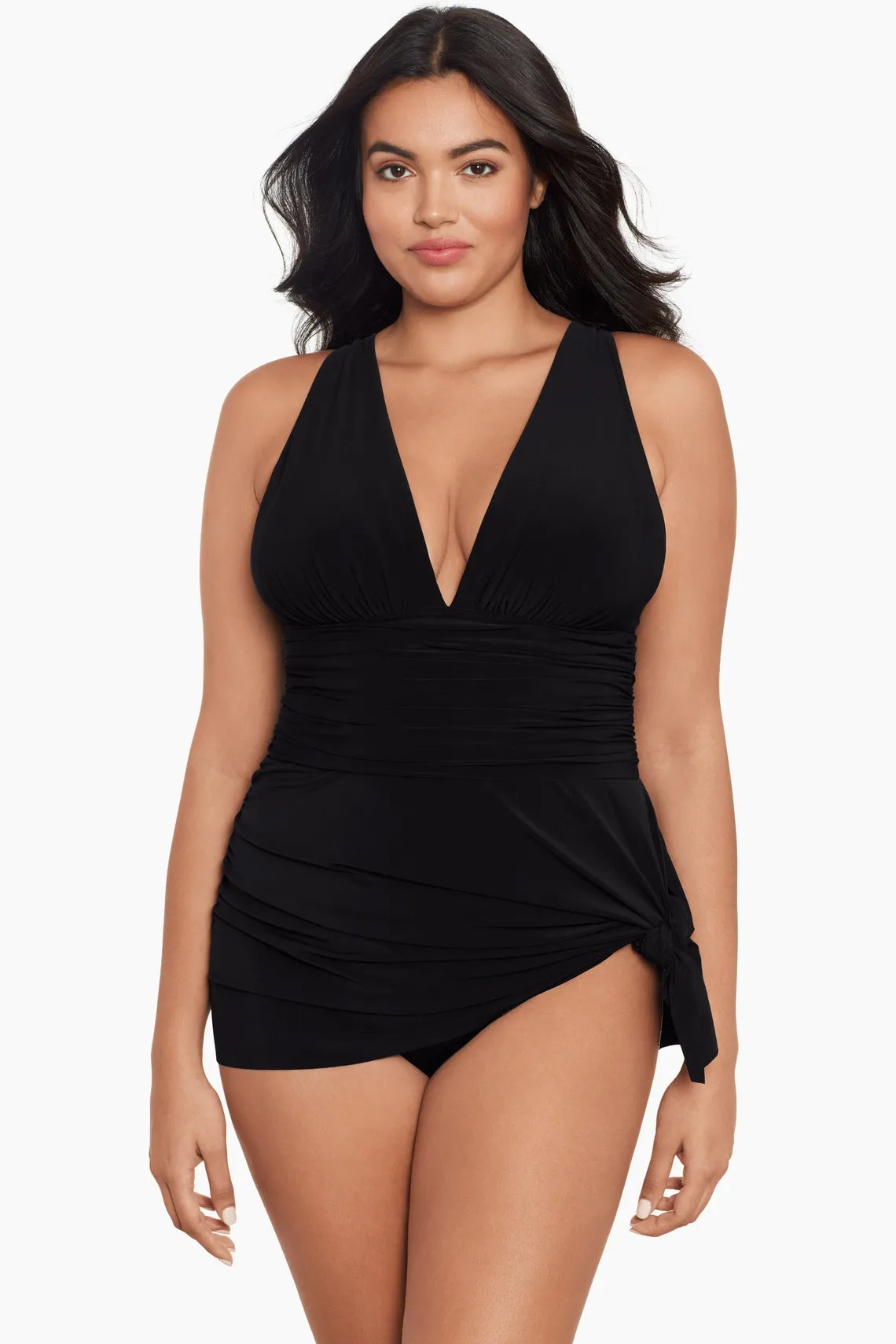 Vrouwen Miraclesuit Zwemjurk|Grote Maat Celine Zwemjurk