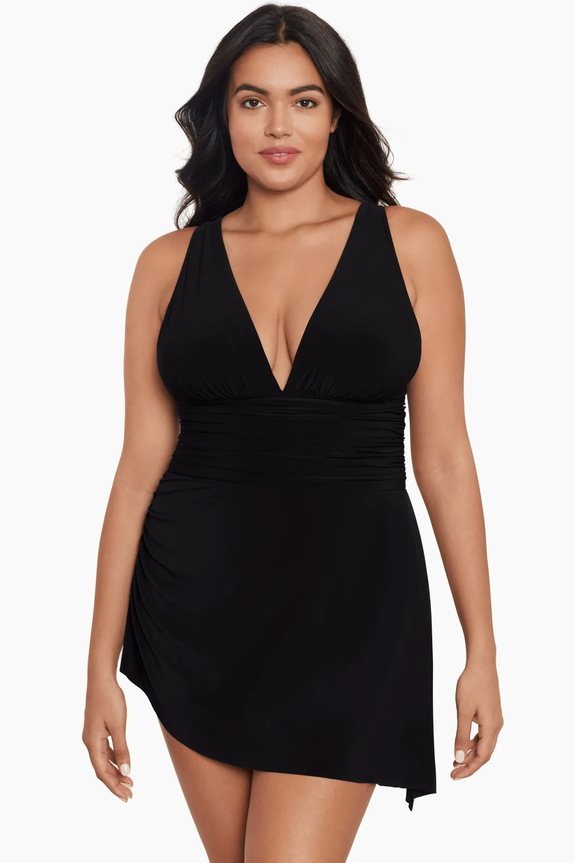 Vrouwen Miraclesuit Zwemjurk|Grote Maat Celine Zwemjurk