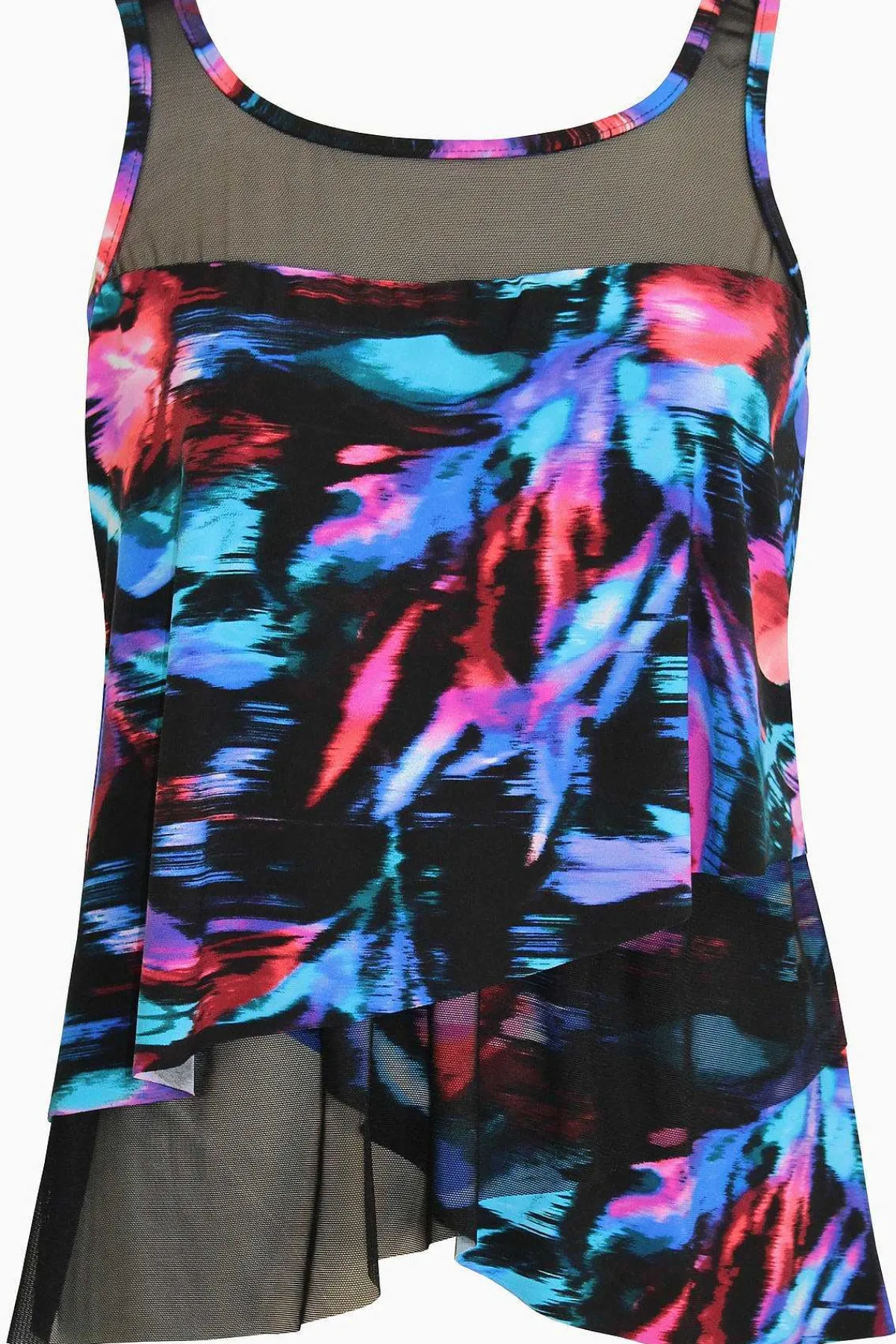 Vrouwen Miraclesuit Tankini-Topjes|Grote Maat Fuego Floral Mirage Tankinitop