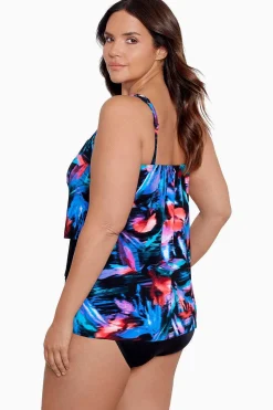 Vrouwen Miraclesuit Tankini-Topjes|Grote Maat Fuego Floral Mirage Tankinitop