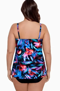 Vrouwen Miraclesuit Tankini-Topjes|Grote Maat Fuego Floral Mirage Tankinitop