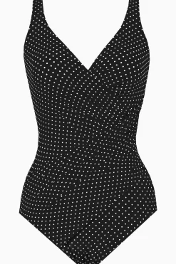 Vrouwen Miraclesuit Een Stuk|Grote Maat Pin Point Oceanus Zwempak Uit Een Stuk