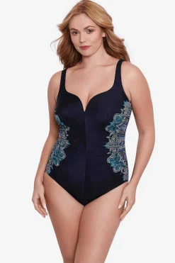 Vrouwen Miraclesuit Een Stuk|Grote Maat Precioso Temptress Badpak Uit Een Stuk