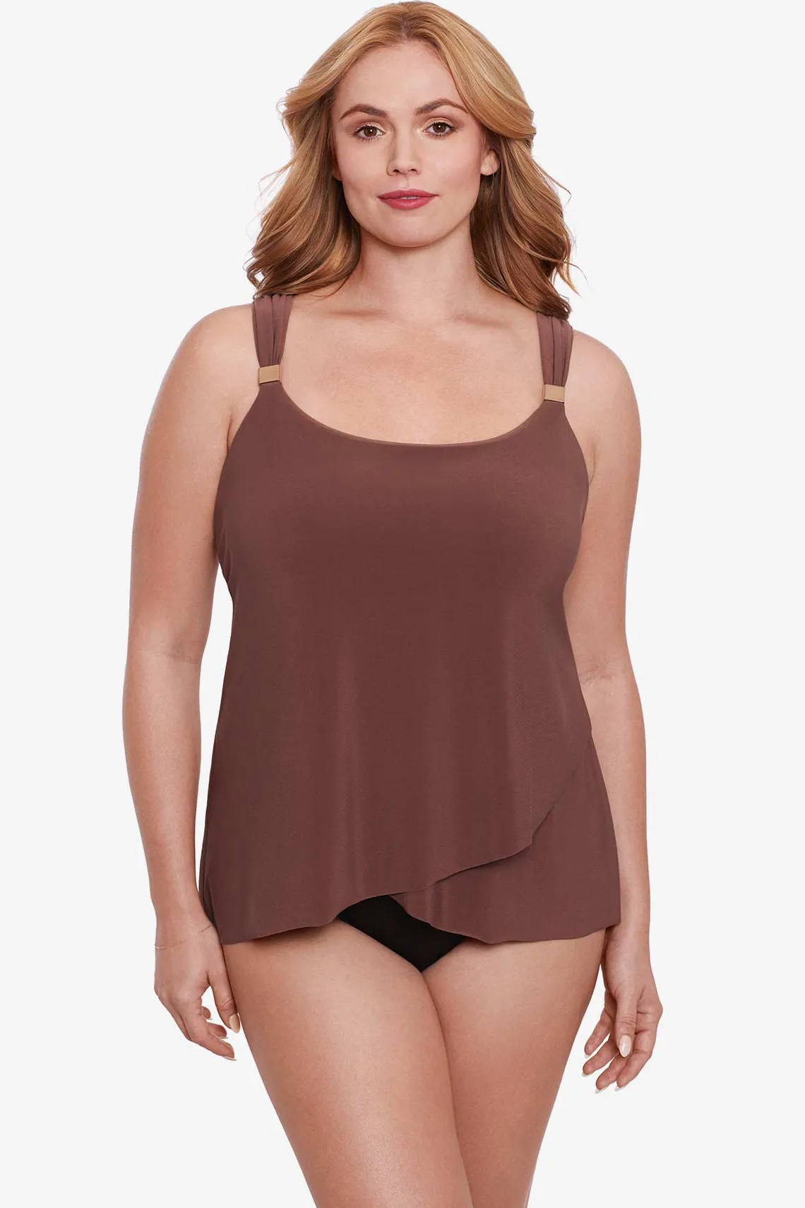 Vrouwen Miraclesuit Tankini-Topjes|Grote Maat Razzle Dazzle Tankinitop Met Beugel