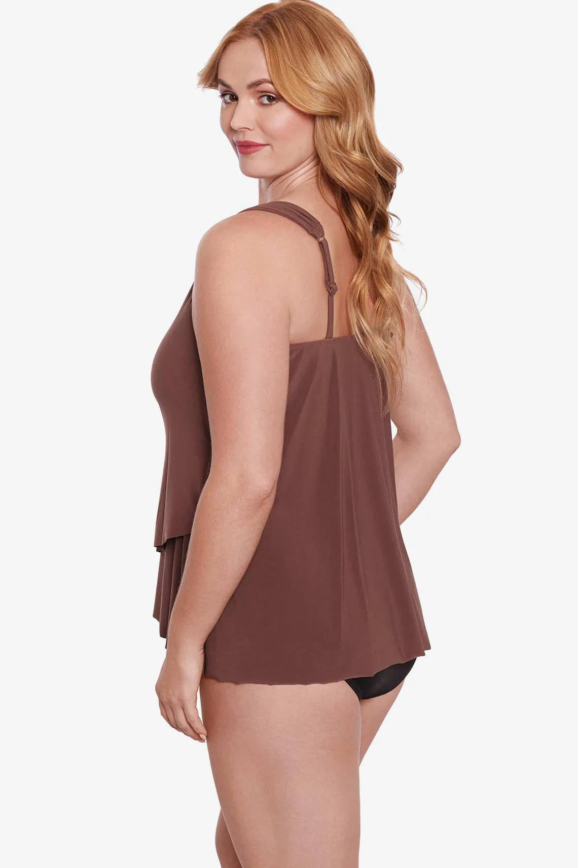 Vrouwen Miraclesuit Tankini-Topjes|Grote Maat Razzle Dazzle Tankinitop Met Beugel