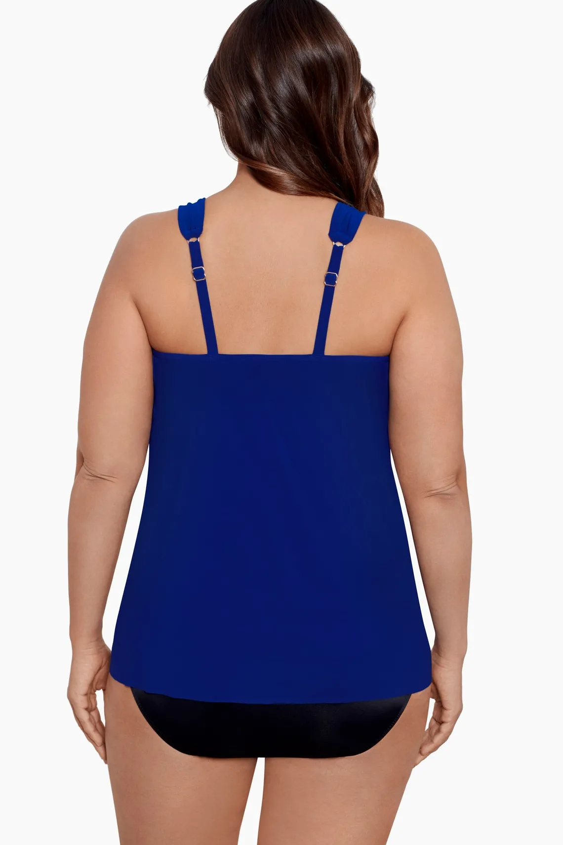 Vrouwen Miraclesuit Tankini-Topjes|Grote Maat Razzle Dazzle Tankinitop Met Beugel