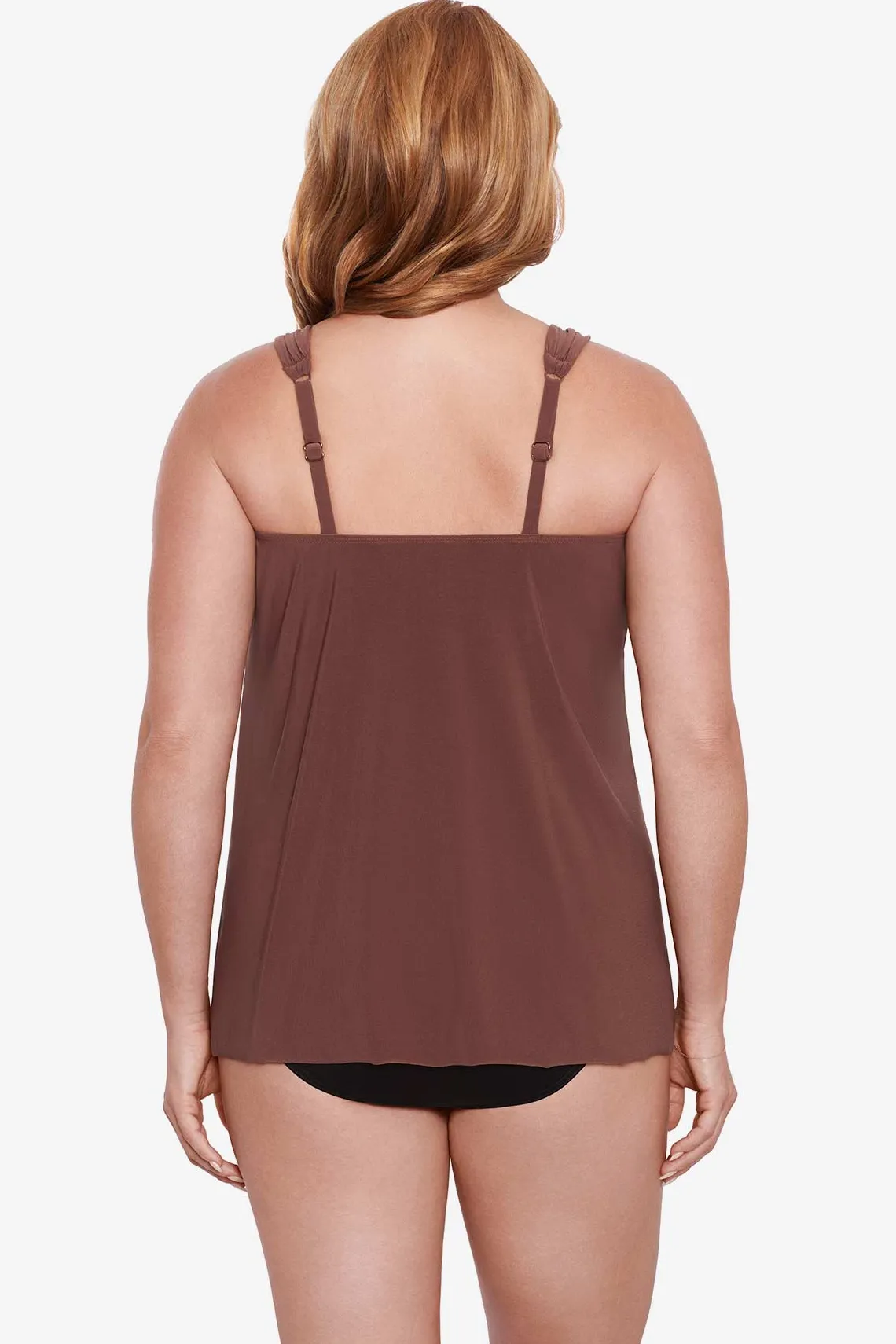 Vrouwen Miraclesuit Tankini-Topjes|Grote Maat Razzle Dazzle Tankinitop Met Beugel