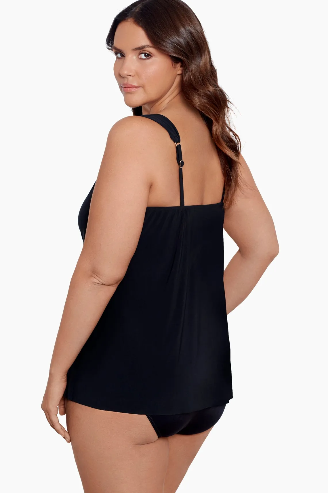 Vrouwen Miraclesuit Tankini-Topjes|Grote Maat Razzle Dazzle Tankinitop Met Beugel