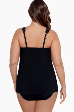 Vrouwen Miraclesuit Tankini-Topjes|Grote Maat Razzle Dazzle Tankinitop Met Beugel