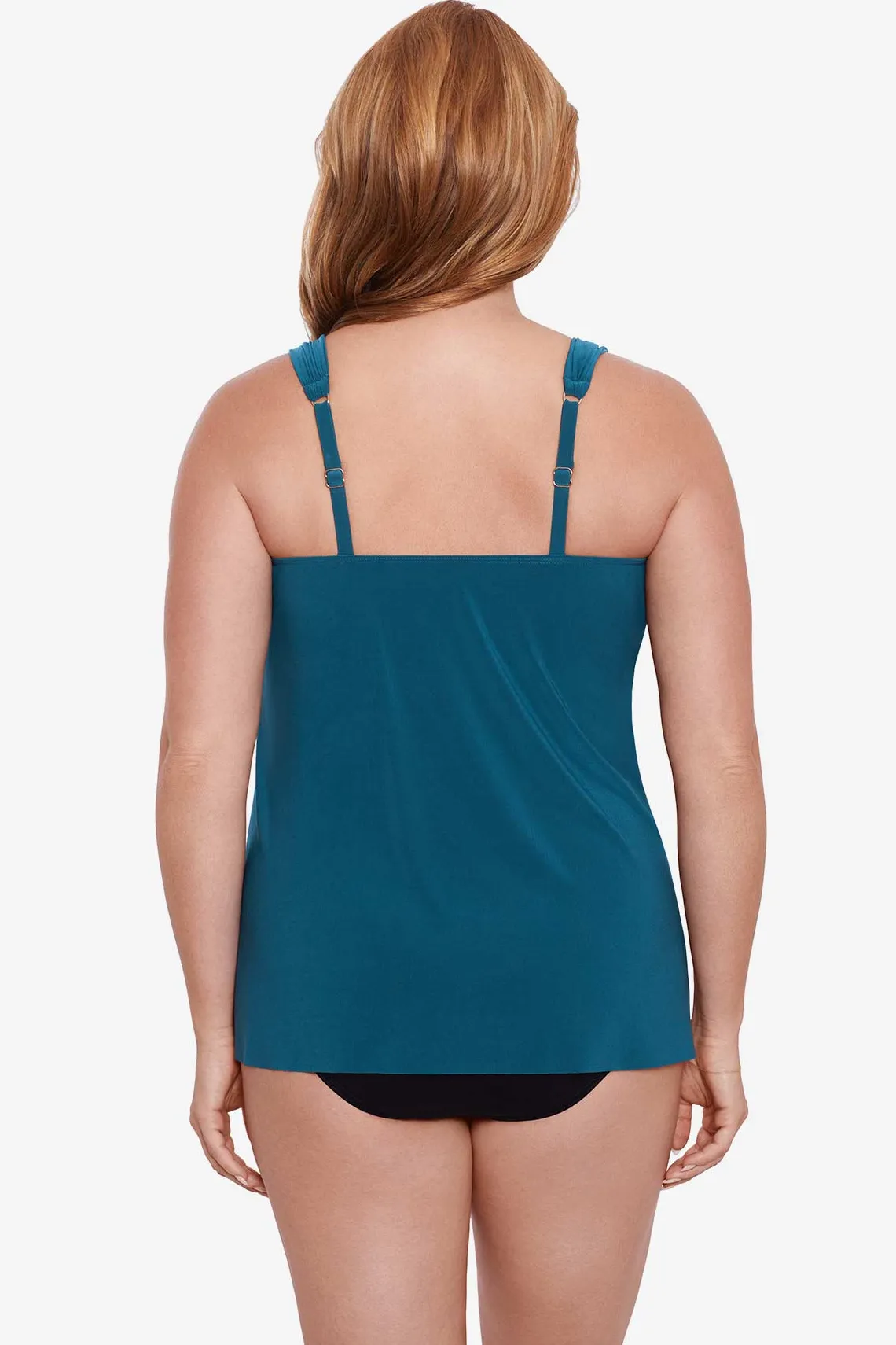 Vrouwen Miraclesuit Tankini-Topjes|Grote Maat Razzle Dazzle Tankinitop Met Beugel