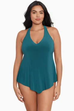 Vrouwen Miraclesuit Tankini-Topjes|Grote Maat Taylor Tankinitop