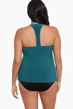 Vrouwen Miraclesuit Tankini-Topjes|Grote Maat Taylor Tankinitop