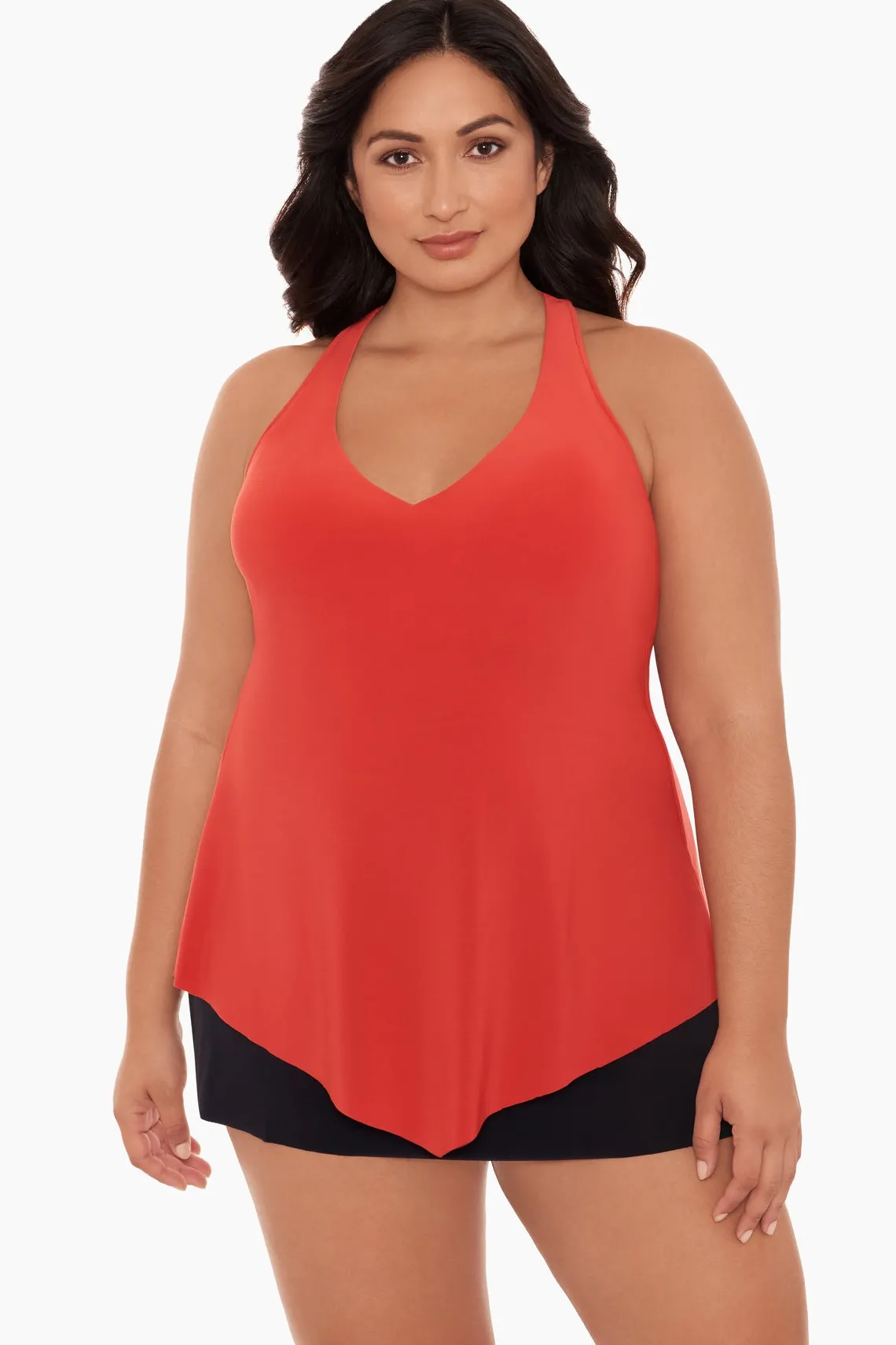 Vrouwen Miraclesuit Tankini-Topjes|Grote Maat Taylor Tankinitop