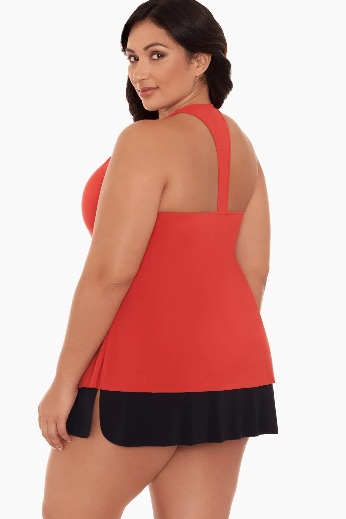 Vrouwen Miraclesuit Tankini-Topjes|Grote Maat Taylor Tankinitop
