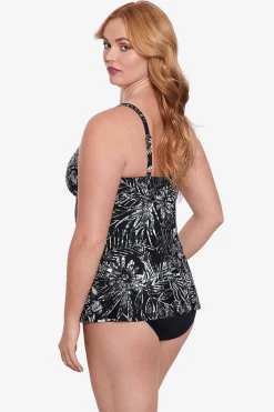 Vrouwen Miraclesuit Tankini-Topjes|Grote Maat Zahara Love Knot Tankinitop