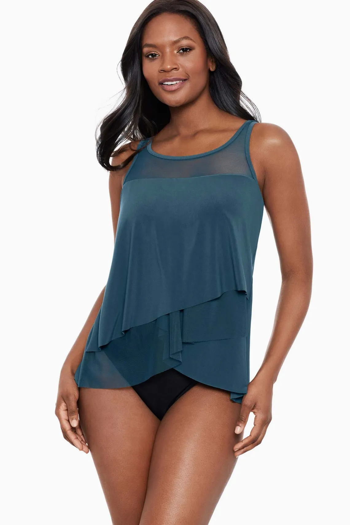 Vrouwen Miraclesuit Tankini-Topjes|Illusionisten Mirage Tankinitop