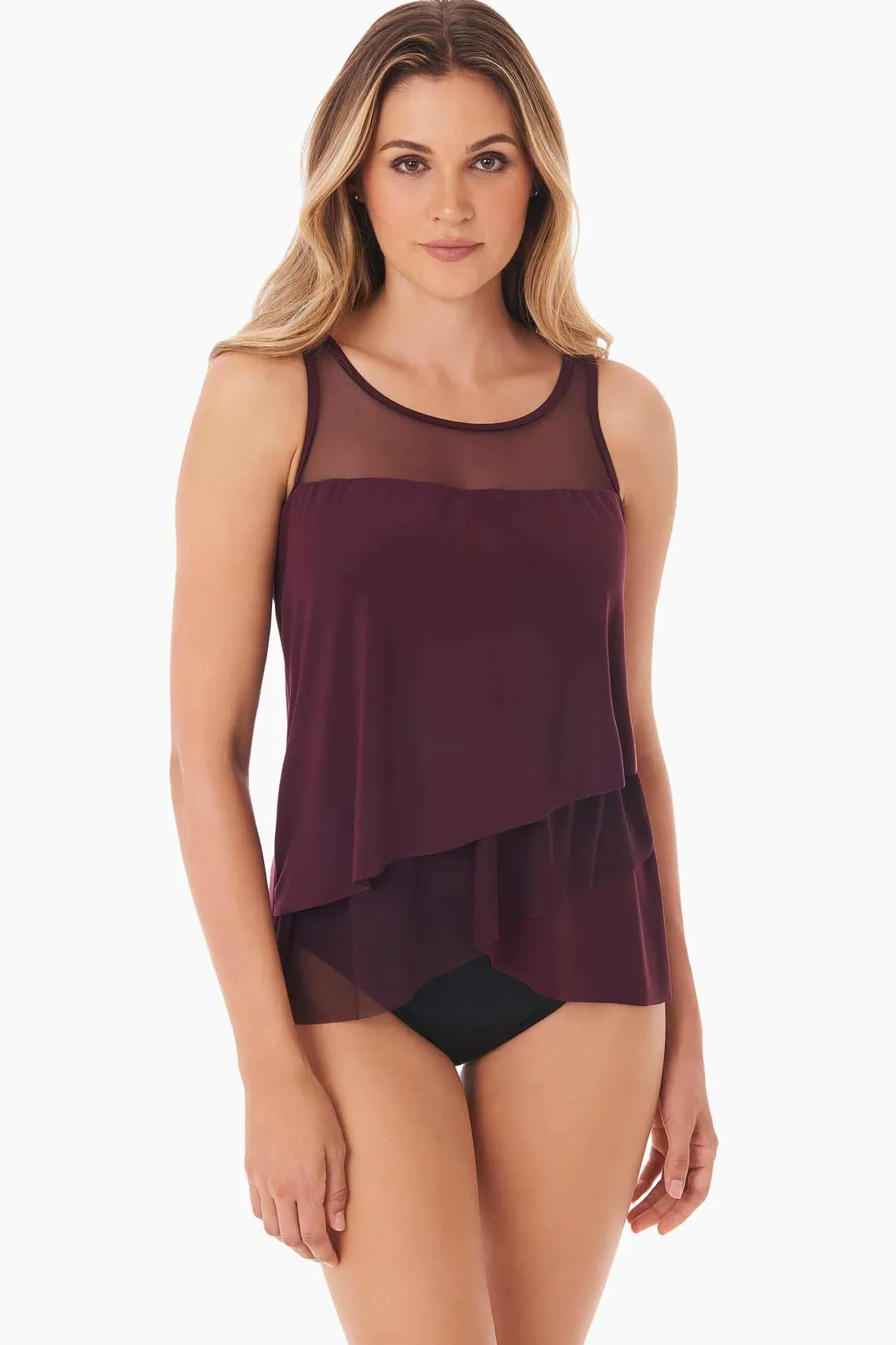 Vrouwen Miraclesuit Tankini-Topjes|Illusionisten Mirage Tankinitop