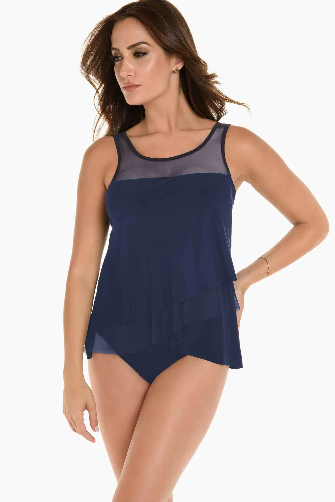 Vrouwen Miraclesuit Tankini-Topjes|Illusionisten Mirage Tankinitop
