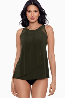 Vrouwen Miraclesuit Tankini-Topjes|Illusionisten Ursula Tankinitop Met Beugel