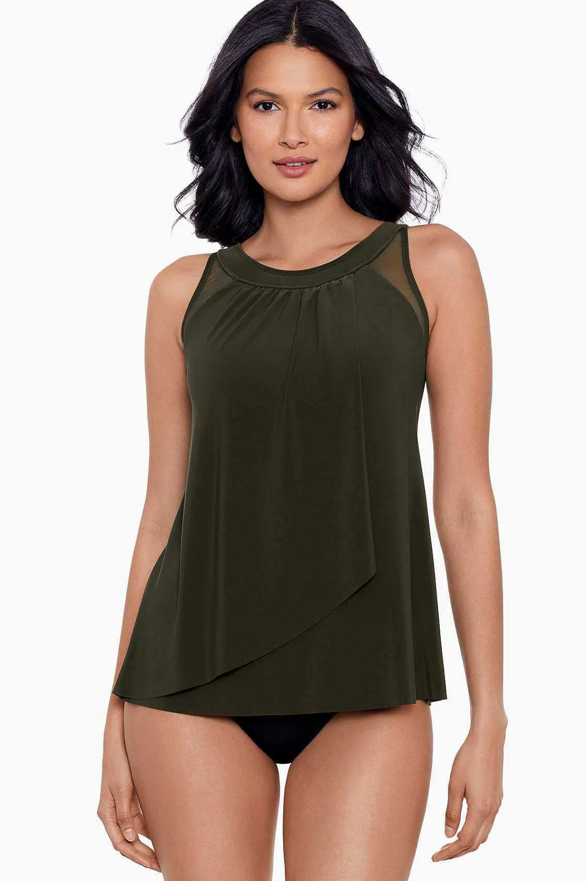 Vrouwen Miraclesuit Tankini-Topjes|Illusionisten Ursula Tankini Top Dd-Cup